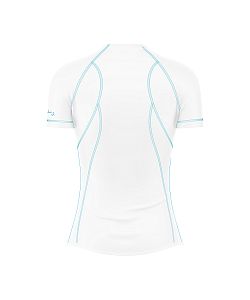 Dámské funkční triko s krátkým rukávem Suspect Animal LIGHT BLUE bílá Bamboo Ultra