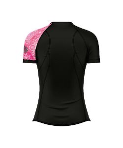 Dámské funkční triko s krátkým rukávem Suspect Animal PINK MANDALA černá