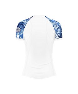 Dámské funkční triko s krátkým rukávem Suspect Animal SNOWFLAKES bílá Bamboo Light New