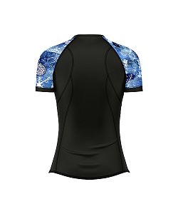 Dámské funkční triko s krátkým rukávem Suspect Animal SNOWFLAKES černá Bamboo Light New