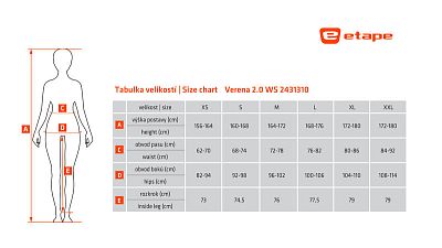 Dámské volné kalhoty Etape Verena 2.0 WS černá