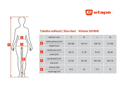 Dámské volné kalhoty Etape Victoria černá