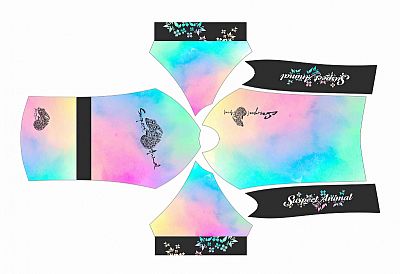 Dámský cyklistický dres Cykloanimal Aquarelle + návleky na ruce