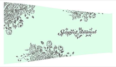 Dámský cyklistický dres Cykloanimal Flowers Mint + návleky na ruce