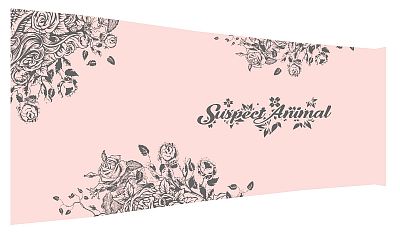 Dámský cyklistický dres Cykloanimal Flowers Old Pink + návleky na ruce