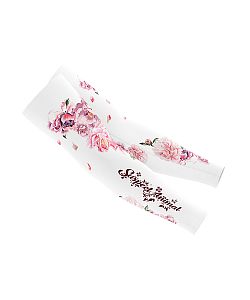 Dámský cyklistický dres Cykloanimal Flowers Rose + návleky na ruce