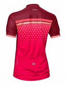 Dámský cyklistický dres Etape Diamond bordeaux/růžová