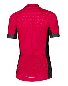Dámský cyklistický dres Etape Fortuna magenta/černá