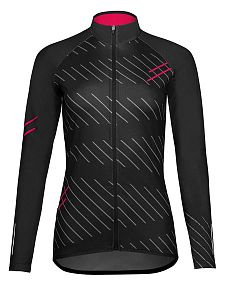 Dámský cyklistický dres Etape Gaia 2.0 černá/růžová