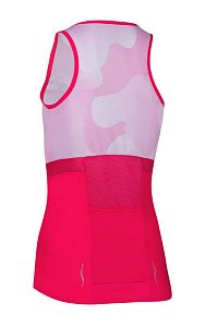 Dámský cyklistický dres Etape Summer bílá/růžová
