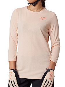 Dámský cyklistický dres Fox Womens Ranger Drirelease 3/4 Jersey Light Pink