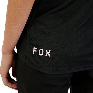 Dámský cyklistický dres Fox Womens Ranger SS Jersey Foxhead Black/Pink