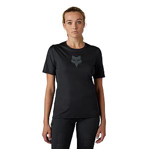 Dámský cyklistický dres Fox Womens Ranger SS Jersey Foxhead Black