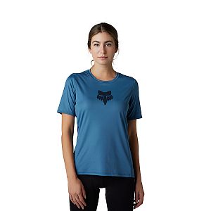 Dámský cyklistický dres Fox Womens Ranger SS Jersey Foxhead Dark Slate