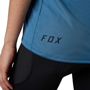 Dámský cyklistický dres Fox Womens Ranger SS Jersey Foxhead Dark Slate