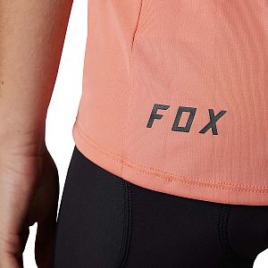 Dámský cyklistický dres Fox Womens Ranger SS Jersey Foxhead Salmon