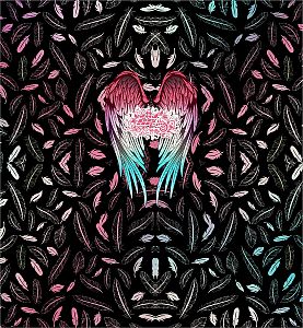 Dámský multifunkční šátek Suspect Animal ANGEL černá