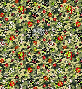 Dámský multifunkční šátek Suspect Animal ARMY zelená