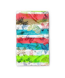 Dámský multifunkční šátek Suspect Animal BUTTERFLY bílá