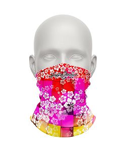 Dámský multifunkční šátek Suspect Animal CANDY růžová