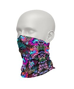 Dámský multifunkční šátek Suspect Animal CORAL černá