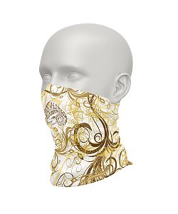 Dámský multifunkční šátek Suspect Animal GOLD bílá