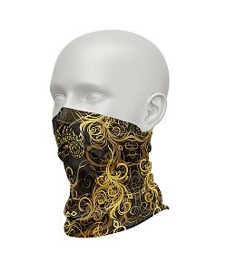 Dámský multifunkční šátek Suspect Animal GOLD černá