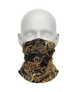 Dámský multifunkční šátek Suspect Animal GOLD černá