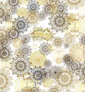 Dámský multifunkční šátek Suspect Animal GOLDEN EYE bílá