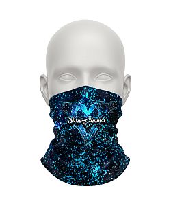 Dámský multifunkční šátek Suspect Animal HEART černá