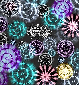 Dámský multifunkční šátek Suspect Animal HIPPIE černá