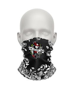 Dámský multifunkční šátek Suspect Animal LADY černá