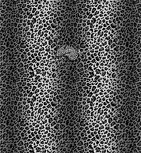 Dámský multifunkční šátek Suspect Animal LEO šedá