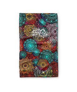 Dámský multifunkční šátek Suspect Animal MANDALA růžová