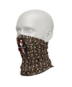 Dámský multifunkční šátek Suspect Animal MUERTE hnědá