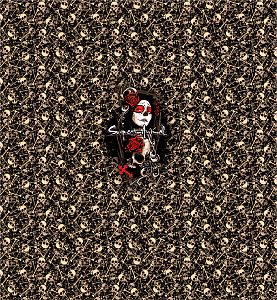 Dámský multifunkční šátek Suspect Animal MUERTE hnědá