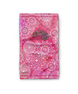 Dámský multifunkční šátek Suspect Animal PINK MANDALA růžová