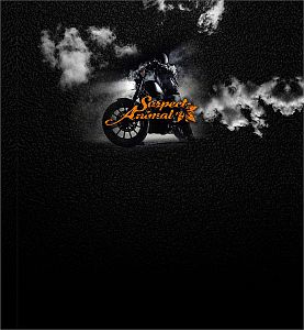 Dámský multifunkční šátek Suspect Animal RIDER LADY černá