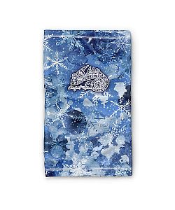 Dámský multifunkční šátek Suspect Animal SNOWFLAKES modrá