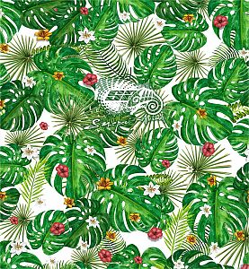 Dámský multifunkční šátek Suspect Animal TROPICAL bílá