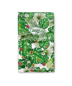 Dámský multifunkční šátek Suspect Animal TROPICAL bílá