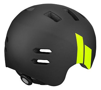 Dětská cyklistická helma Etape Buddy černá/žlutá fluo mat