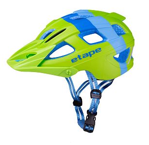 Dětská cyklistická helma Etape Hero zelená/modrá mat