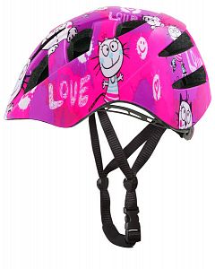 Dětská cyklistická helma Etape Kitty růžová