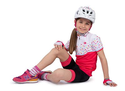 Dětská cyklistická helma Etape Missy bílá mat