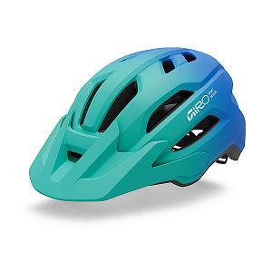 Dětská cyklistická helma GIRO Fixture II Youth Mat Aqua Green/Blue Jewel Fade