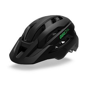 Dětská cyklistická helma GIRO Fixture II Youth Mat Black/Vivid Green