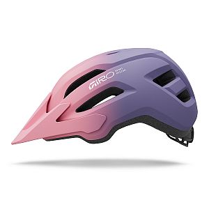 Dětská cyklistická helma GIRO Fixture II Youth Mat Light Pink/Purple Fade