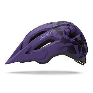 Dětská cyklistická helma GIRO Fixture II Youth Mat Purple Rush