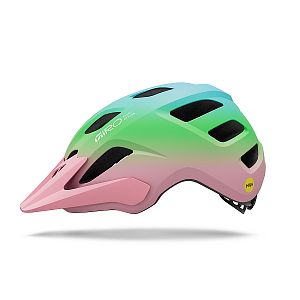 Dětská cyklistická helma GIRO Tremor Child MIPS Mat Light Pink/Green Fade